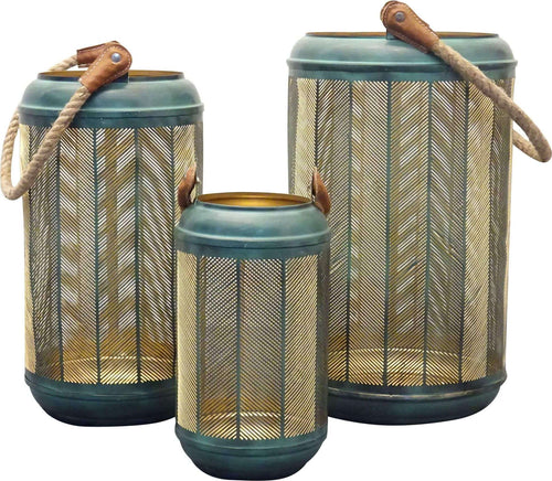 FUMIKO---set-di-3-lanterne-in-metallo-Verde-Milani-Home