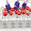 Funghi 20 Pezzi Fungo Artificiale Rosso Pianta Decorazione Casa Centrotavola Fiori Finti Trade Shop italia - Napoli, Commerciovirtuoso.it