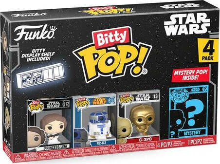 Funko-71512-POP-BITTY-Star-Wars-Leia-4pz-Pack