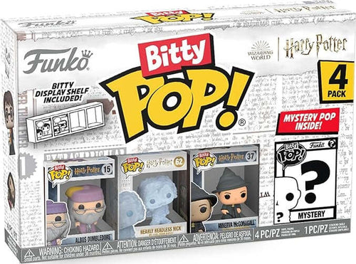 Funko-Bitty-Pop!-Harry-Potter---Albus-Dumbledore™,-Nearly-Headless-Nick™,-Minerva-McGonagall™
