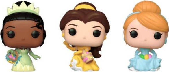 FUNKO-CARROT-POCKET-POP!-DISNEY---CINDERELLA,-BELLA-AND-TIANA
