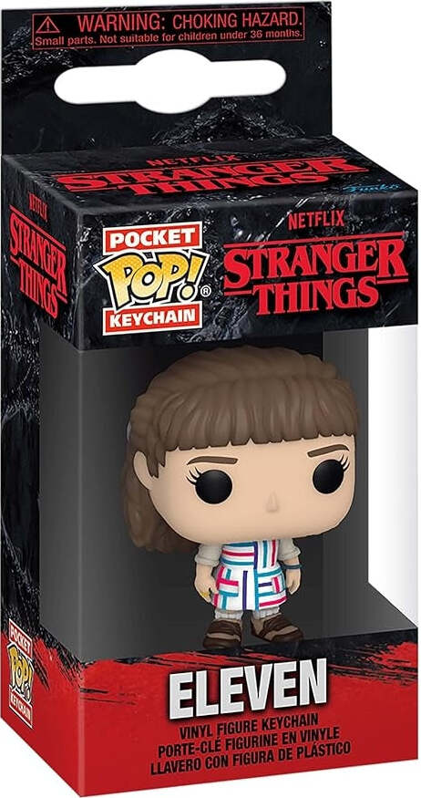 FUNKO-POP!-KEYCHAIN:-STRANGER-THINGS---ELEVEN---UNDICI