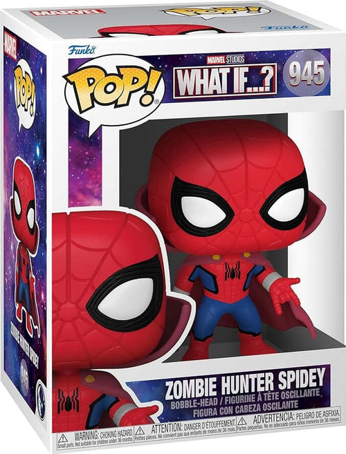 FUNKO-POP!-MARVEL---SPIDER-MAN---WHAT-IF---ZOMBIE-HUNTER-SPIDEY-WITH-DOCTOR-STRANGE-CAPE