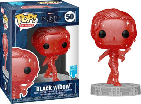 FUNKO-POP-MARVEL-THE-INFINITY-SAGA-50---BLACK-WIDOW-(ART-SERIES)