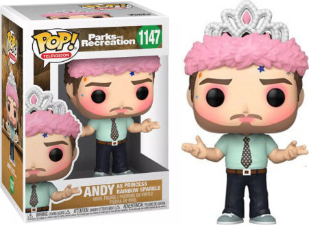 FUNKO-POP-PARKS-AND-RECREATION-1147---ANDY-AS-PRINCESS-RAINBOW-SPARKLE