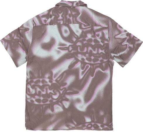 FUNKY-Camicia-Manica-Corta-Uomo-Ultra-Viscose-Shirt-Brown-Multi-da-uomo