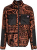 FUNKY-Felpa-Collo-Alto-Uomo-Tribe-Full-Zipper-Fleece-Rust-da-uomo
