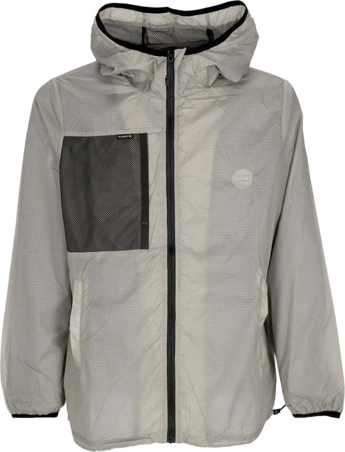 FUNKY-Giacca-a-Vento-Uomo-Yeti-Nylon-Ripstop-Windbreaker-Grey-da-uomo