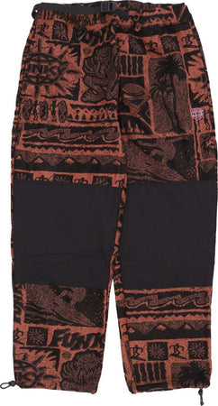 FUNKY-Pantalone-Tuta-Felpato-Uomo-Tribe-Fleece-Trousers-Rust-da-uomo