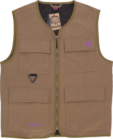 FUNKY-Smanicato-Uomo-Yeti-Vest-Sundial-da-uomo