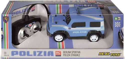 Fuoristrada-Polizia-Radiocomandato-1:26-Re.El-Toys