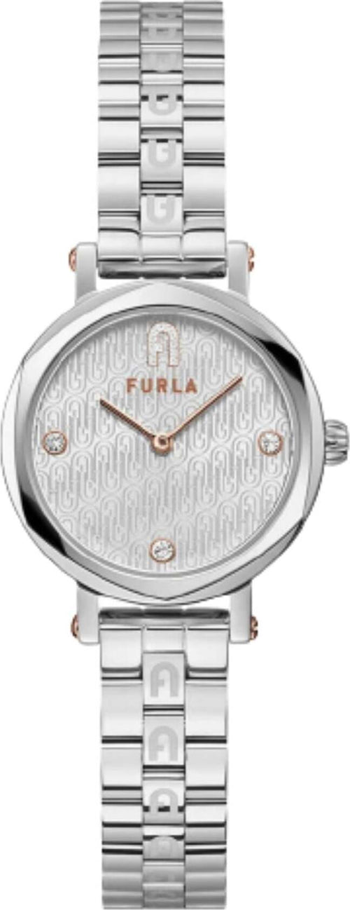 FURLA-OROLOGIO-PETITE-SHAPE-2H-30MM-SLV-SILVER-SS-da-donna