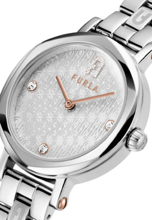 FURLA-OROLOGIO-PETITE-SHAPE-2H-30MM-SLV-SILVER-SS-da-donna