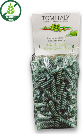 Fusilli-Ai-Piselli-&-Alga-Spirulina---250g-Tomitaly
