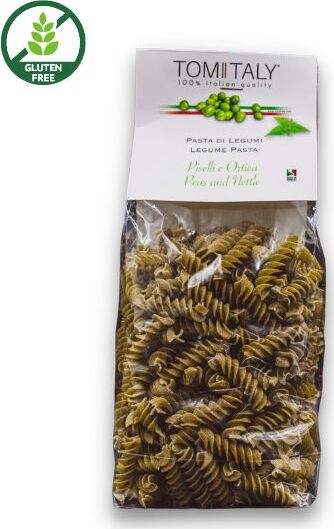 Fusilli Di Piselli & Ortica - Gluten Free - 250g Alimentari e cura della casa/Pasta riso e legumi secchi/Pasta e noodles/Pasta/Pasta corta Tomitaly - Caorso, Commerciovirtuoso.it
