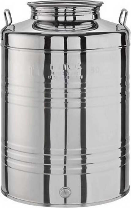 Fusto 50l per Alimenti Graffato in Acciaio Inox 18/10 Chiusura Ermetica Casa e cucina/Contenitori e barattoli/Conservazione cibi/Contenitori per alimenti/Contenitori Non solo alimenti - Albano Laziale, Commerciovirtuoso.it