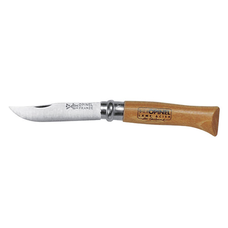 Coltello con lama in Acciaio inox e manico in legno pieghevole