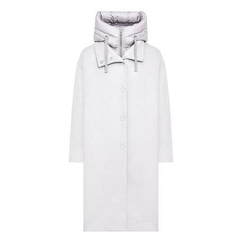 DUNO cappotti donna duno - cappotto in lana - grigio da donna