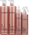 Cadiveu repair solution kit composto da: shampoo 980 ml + intense repair mask 980 ml + repairing shot 500 ml + repair addiction fluid 215 ml