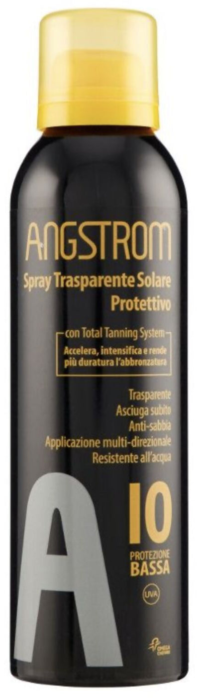 Angstrom Solare Spray Trasparente Spf 10 Protezione Solare 150 Ml
