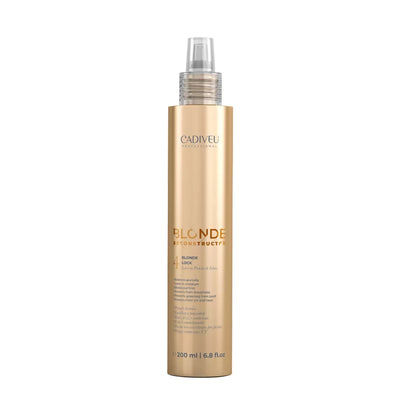 Cadiveu blonde reconstructor n° 4 blonde lock 200 ml maschera spray senza risciacquo specifica per capelli biondi