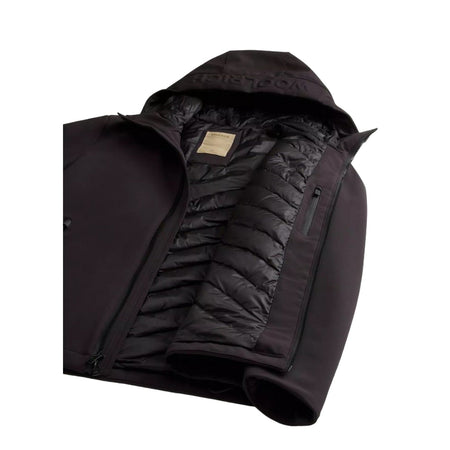 Woolrich piumini uomo woolrich - pacific soft shell jacket - nero da uomo
