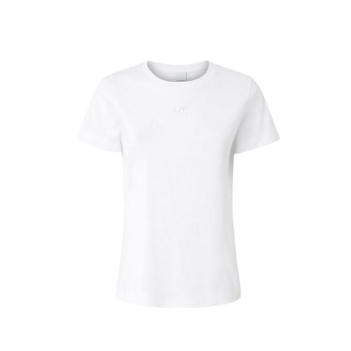Pinko t-shirt donna pinko - bussolotto t-shirt jersey - bianco da donna