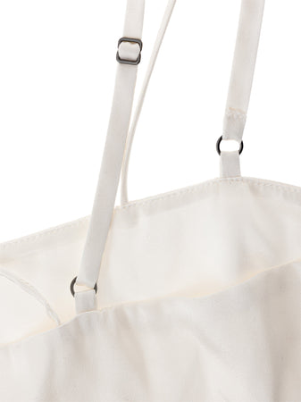 Tom Ford Canotta in Seta Bianca con Pizzo da donna