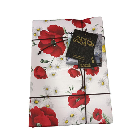 Completo Lenzuola Dolcevita Matrimoniale Raso Cotone