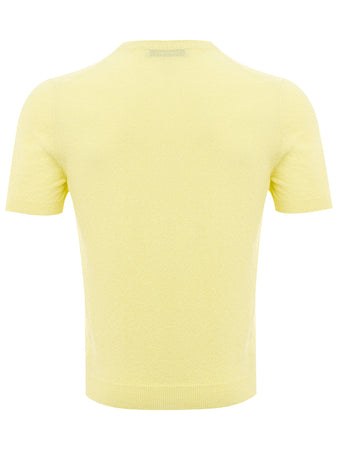 Gran Sasso T-Shirt Mezzo Manica in Giallo da uomo