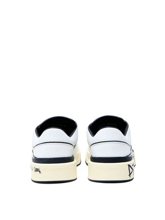 Dolce &amp; Gabbana Sneakers in Nappa con Stampa Graffiti da uomo