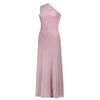 Dexterior vestiti casual donna d.exterior - plisse' lux abito monospalla lungo - fucsia da donna