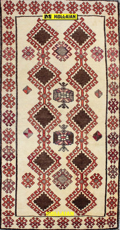 Gabbeh Kashkuli D'epoca 227x118 Casa e cucina/Tessili per la casa/Tappeti e tappetini/Tappeti Mollaian Tappeti - Lecce, Commerciovirtuoso.it