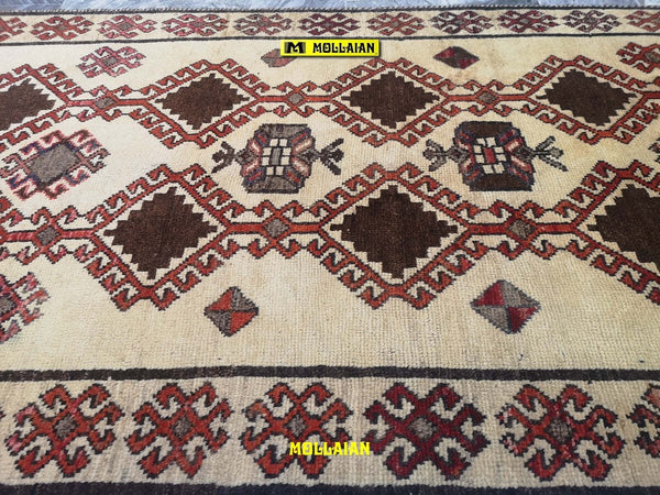 Gabbeh Kashkuli D'epoca 227x118 Casa e cucina/Tessili per la casa/Tappeti e tappetini/Tappeti Mollaian Tappeti - Lecce, Commerciovirtuoso.it