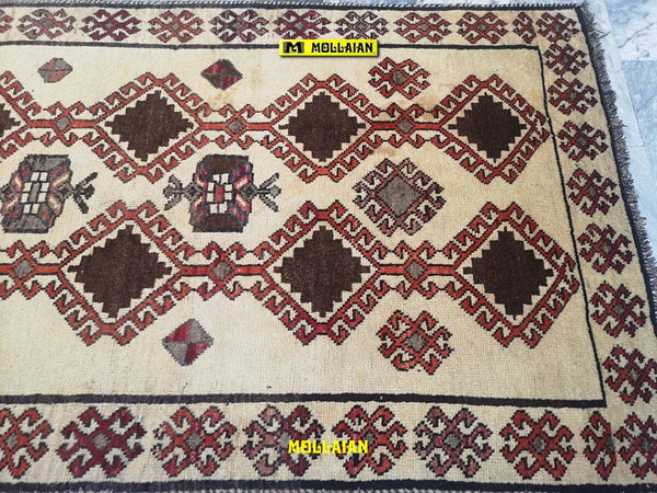Gabbeh Kashkuli D'epoca 227x118 Casa e cucina/Tessili per la casa/Tappeti e tappetini/Tappeti Mollaian Tappeti - Lecce, Commerciovirtuoso.it