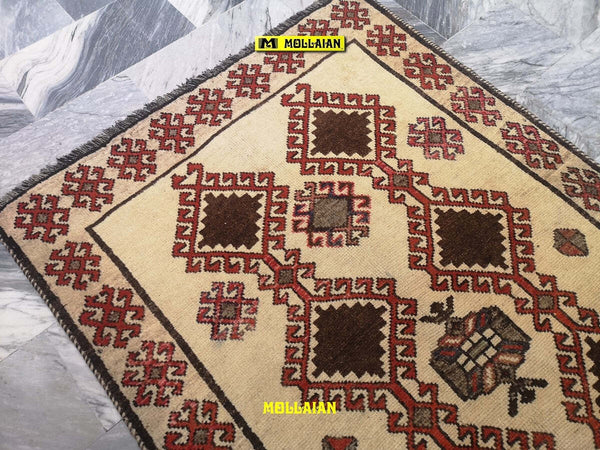 Gabbeh Kashkuli D'epoca 227x118 Casa e cucina/Tessili per la casa/Tappeti e tappetini/Tappeti Mollaian Tappeti - Lecce, Commerciovirtuoso.it