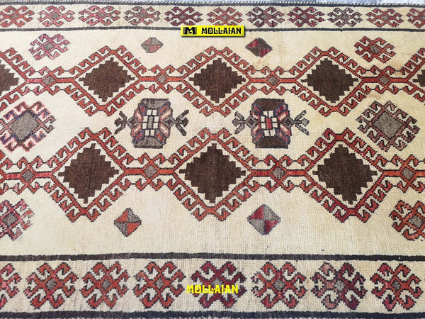 Gabbeh Kashkuli D'epoca 227x118 Casa e cucina/Tessili per la casa/Tappeti e tappetini/Tappeti Mollaian Tappeti - Lecce, Commerciovirtuoso.it