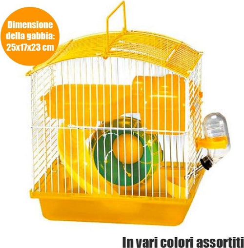 Gabbia Forma Arco Completa Di Accessori Per Criceti In Metallo Vari Colori Prodotti per animali > Altri Animali > Roditori > Gabbie per roditori Trade Shop italia - Napoli, Commerciovirtuoso.it