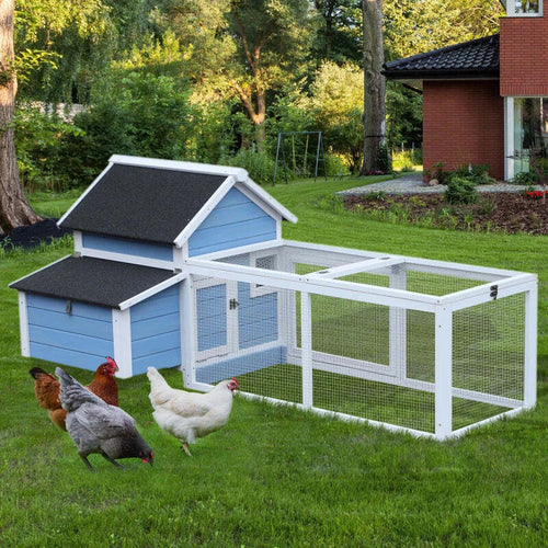 Gabbia-per-Galline-Ovaiole-con-Zona-Corsa-e-Vassoio-di-Nidificazione-Rimovibile,-Pollaio-da-Giardino-in-Legno-con-Tetto-Impermeabile,-180x91x79-cm-WD7D51-107WD7