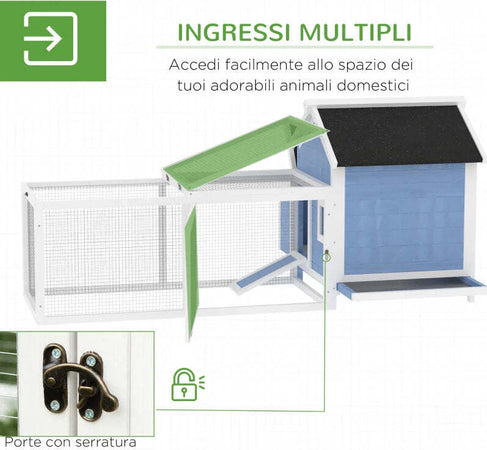 Gabbia-per-Galline-Ovaiole-con-Zona-Corsa-e-Vassoio-di-Nidificazione-Rimovibile,-Pollaio-da-Giardino-in-Legno-con-Tetto-Impermeabile,-180x91x79-cm-WD7D51-107WD7