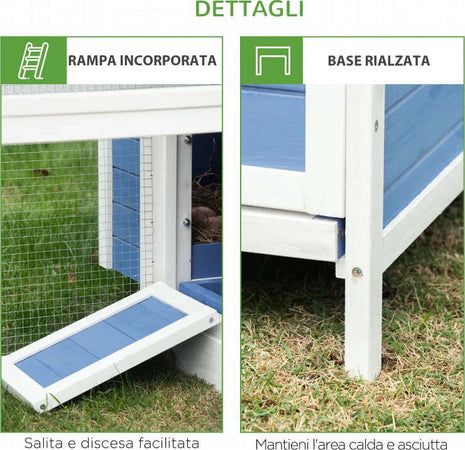 Gabbia-per-Galline-Ovaiole-con-Zona-Corsa-e-Vassoio-di-Nidificazione-Rimovibile,-Pollaio-da-Giardino-in-Legno-con-Tetto-Impermeabile,-180x91x79-cm-WD7D51-107WD7