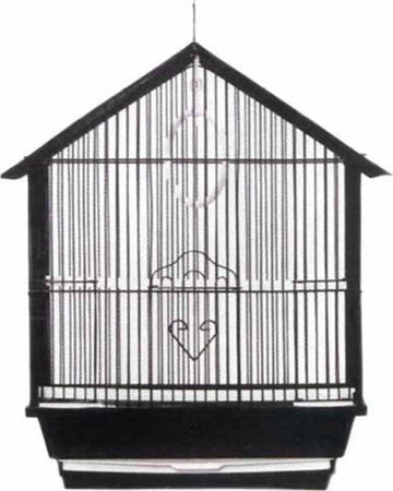 Gabbia-Per-Uccelli-Gabbietta-Canarini-Colori-Assortiti-45x28x34-Forma-Casetta