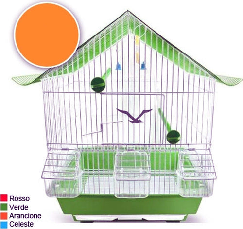 GABBIA TETTO COMPLETA DI ACCESSORI PER UCCELLI CANARINI PAPPAGALLI IN METALLO Prodotti per animali domestici/Uccelli/Gabbie e accessori/Gabbie Trade Shop italia - Napoli, Commerciovirtuoso.it