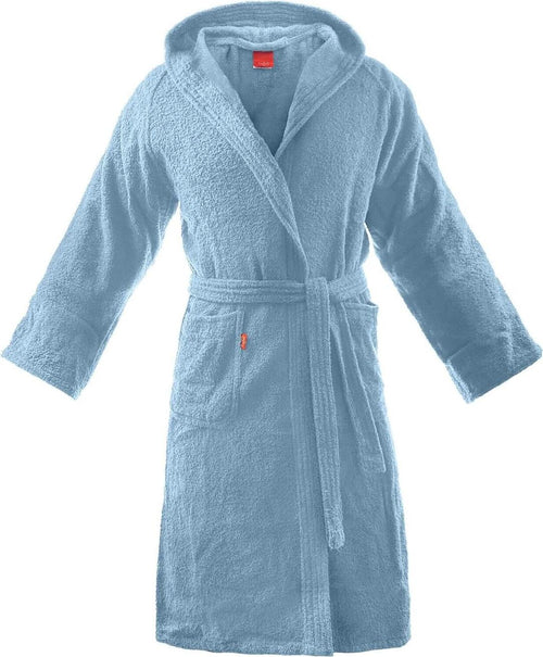 Gabel-Accappatoio-Unisex-Tinta-Unita-con-Cappuccio-e-Cintura-100%-Cotone-380-gr