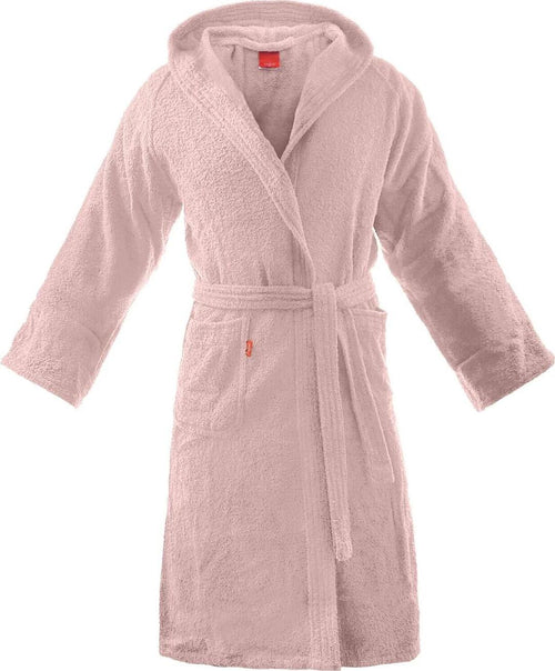 Gabel-Accappatoio-Unisex-Tinta-Unita-con-Cappuccio-e-Cintura-100%-Cotone-380-gr