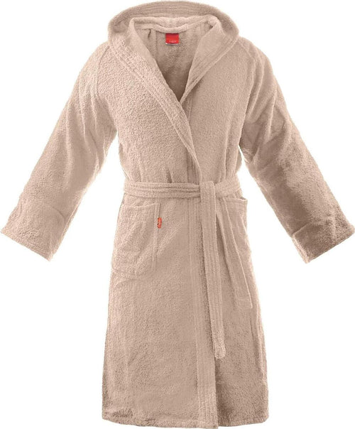 Gabel-Accappatoio-Unisex-Tinta-Unita-con-Cappuccio-e-Cintura-100%-Cotone-380-gr