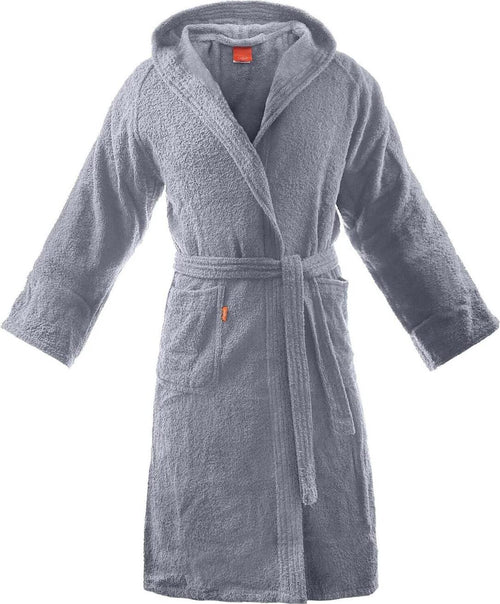 Gabel-Accappatoio-Unisex-Tinta-Unita-con-Cappuccio-e-Cintura-100%-Cotone-380-gr