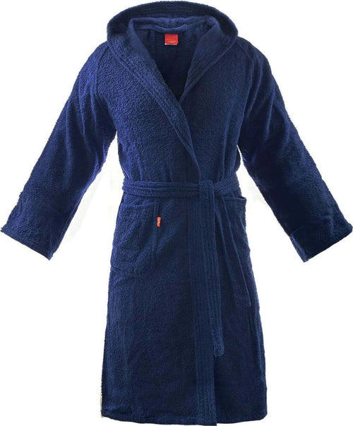 Gabel-Accappatoio-Unisex-Tinta-Unita-con-Cappuccio-e-Cintura-100%-Cotone-380-gr