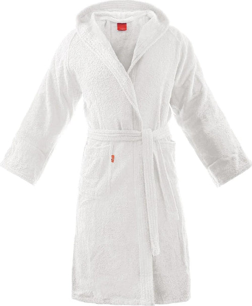 Gabel-Accappatoio-Unisex-Tinta-Unita-con-Cappuccio-e-Cintura-100%-Cotone-380-gr