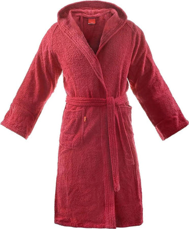 Gabel-Accappatoio-Unisex-Tinta-Unita-con-Cappuccio-e-Cintura-100%-Cotone-380-gr